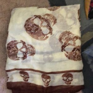 Skull Chiffon scarf